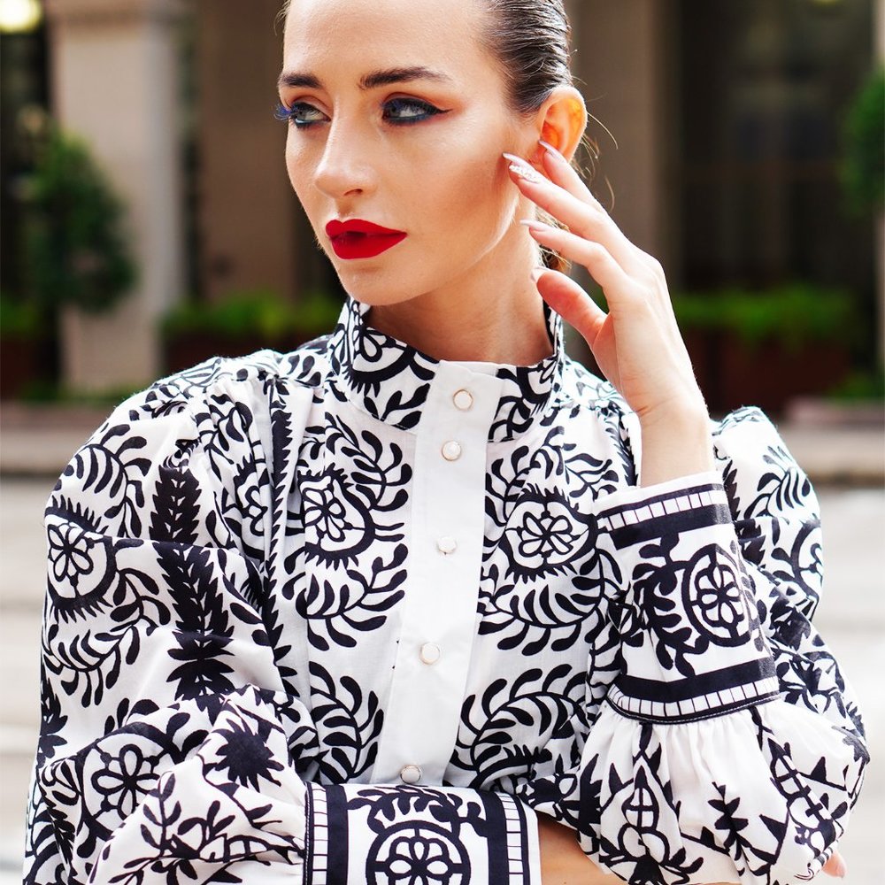 Black & White embroidered style dress - Picture 4 of 4